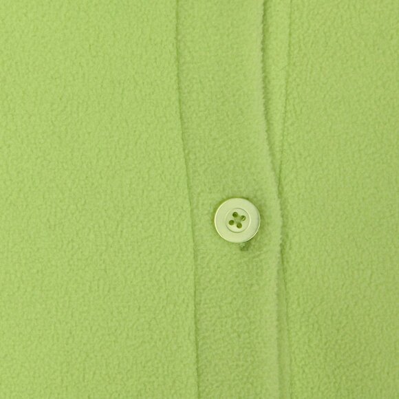 LL Bean 90s Fleece Polartec Thermal Oversized Mock Neck Lime Green Jacket Sz 2XL - Picture 7 of 16